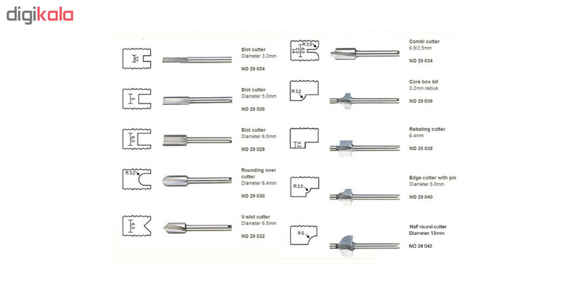 مجموعه 10 عددی مته پروکسون کد 29020