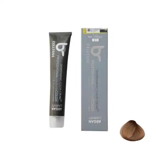 رنگ مو سلتون شماره 8/78 حجم 100 میلی لیتر رنگ بلوند نسکافه ای روشن