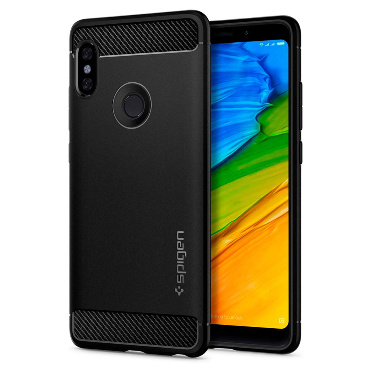 کاور اسپیگن مدل Rugged Armor مناسب برای گوشی موبایل شیائومی Redmi Note 5
