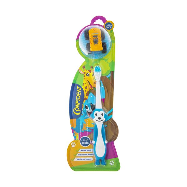مسواک کانفیدنت مدل Tiny Monkey با برس نرم مسواک کانفیدنت مدل Tiny Monkey با برس نرم