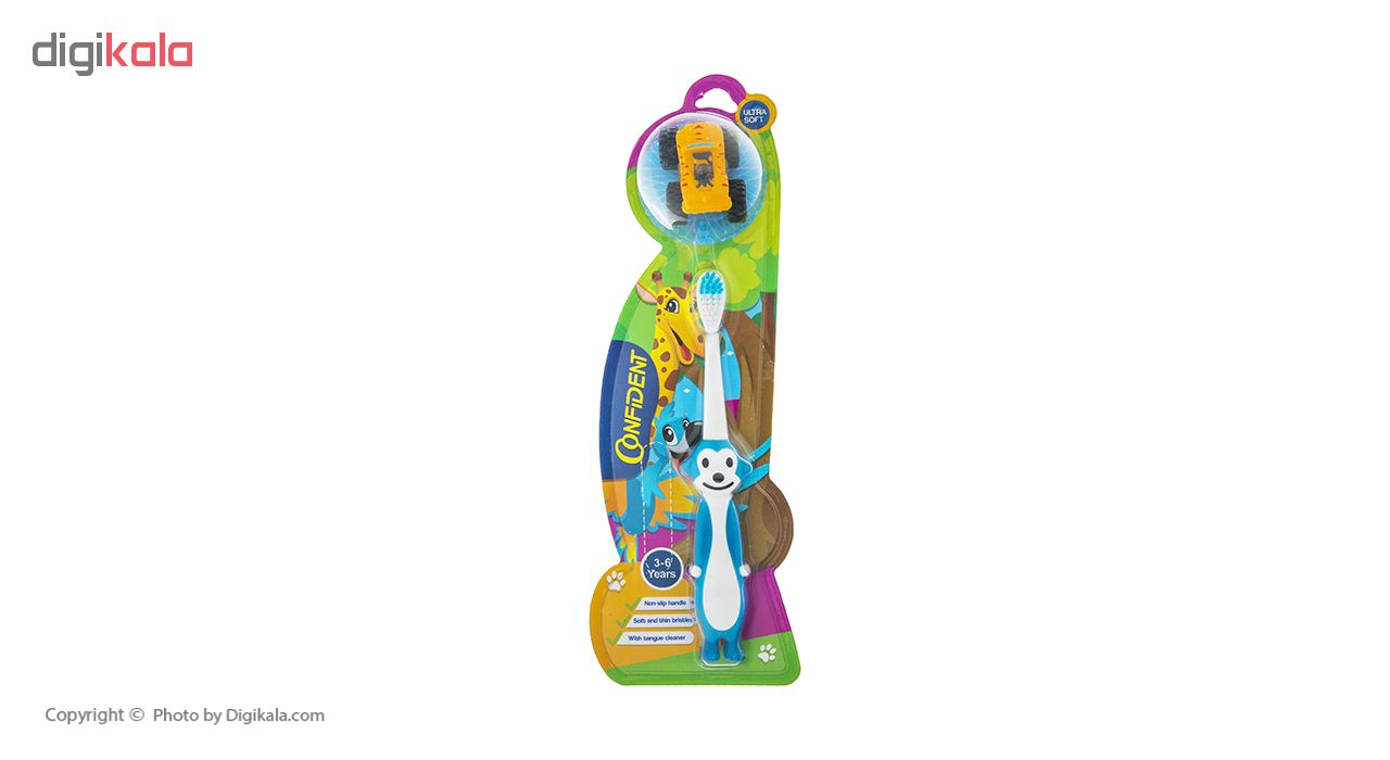 مسواک کانفیدنت مدل Tiny Monkey با برس نرم
