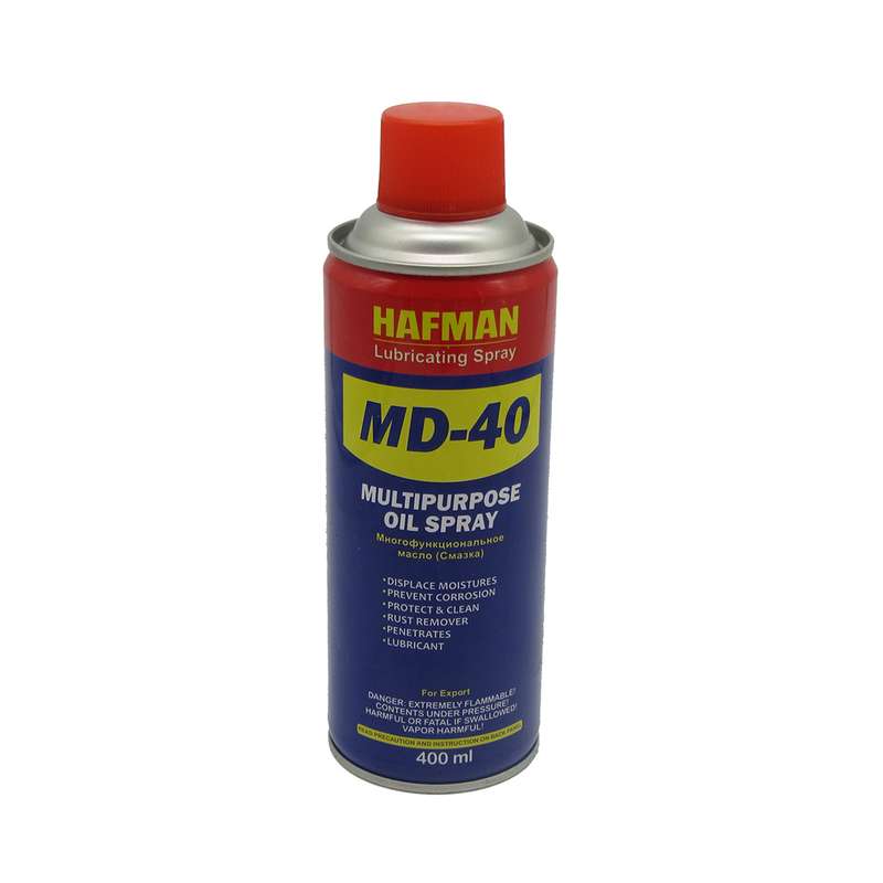 اسپری روان کننده و زنگ بر هافمن مدل MD-40 حجم 400 میلی لیتر اسپری روان کننده و زنگ بر هافمن مدل MD-40 حجم 400 میلی لیتر