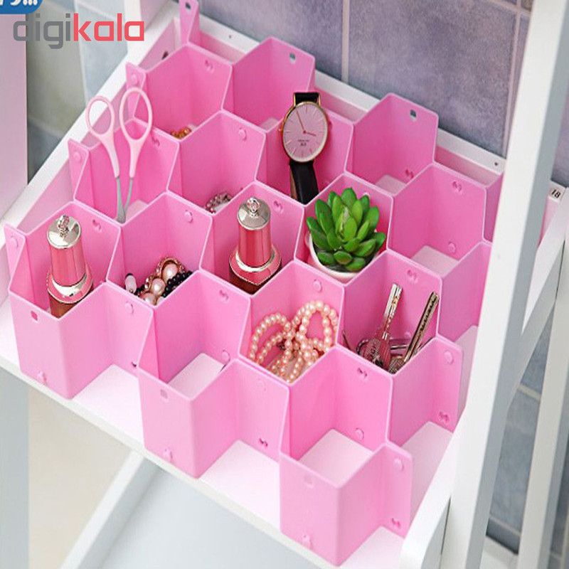 تقسیم کننده کشو طرح لانه زنبوری بسته 6 عددی