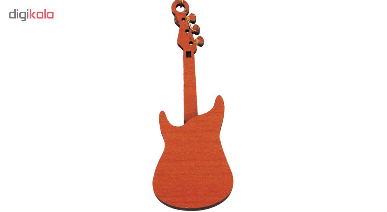 گردنبند برندزکالا طرح گیتار برقی مدل BK-339 -  - 3