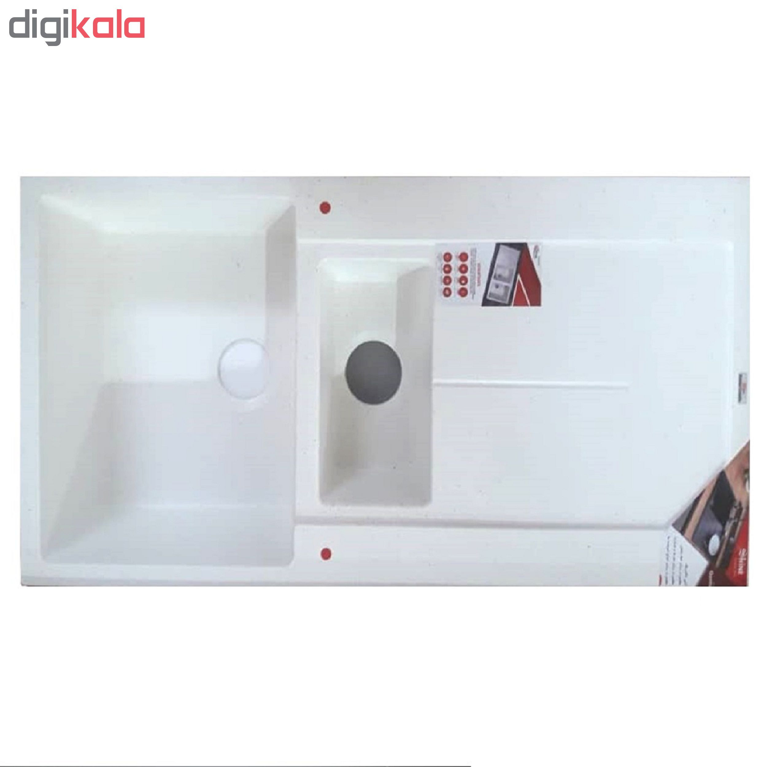 سینک ظرفشوئی شاین کد 522 توکار