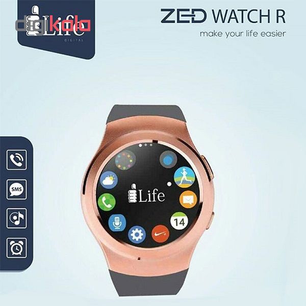 ساعت هوشمند آی لایف مدل Zed Watch R Silver