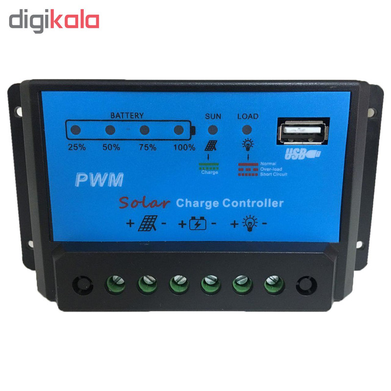 کنترل کننده شارژ خورشیدی پی دبلیو ام مدل XTD1210 کنترل کننده شارژ خورشیدی پی دبلیو ام مدل XTD1210