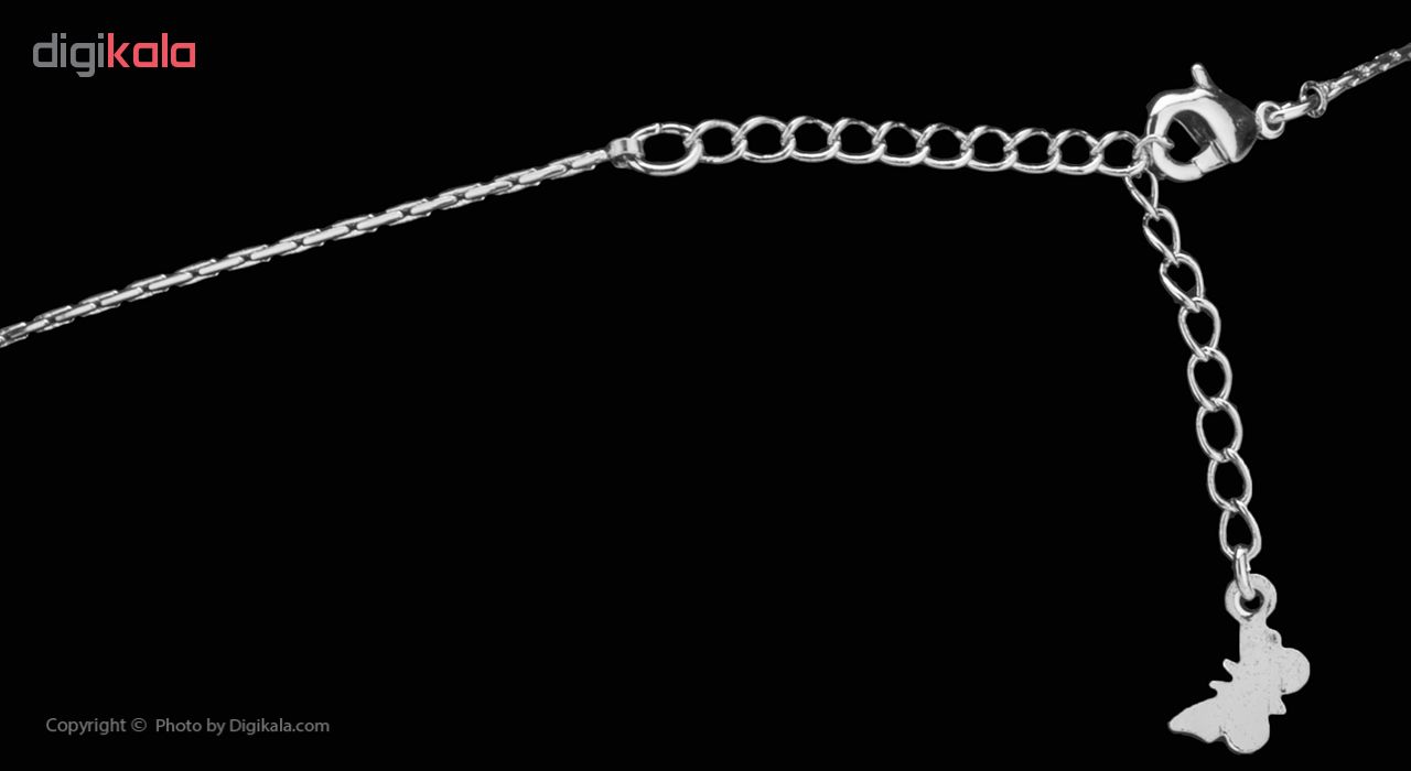 گردنبند سواروسکی شیک کده مدل دایره Q16