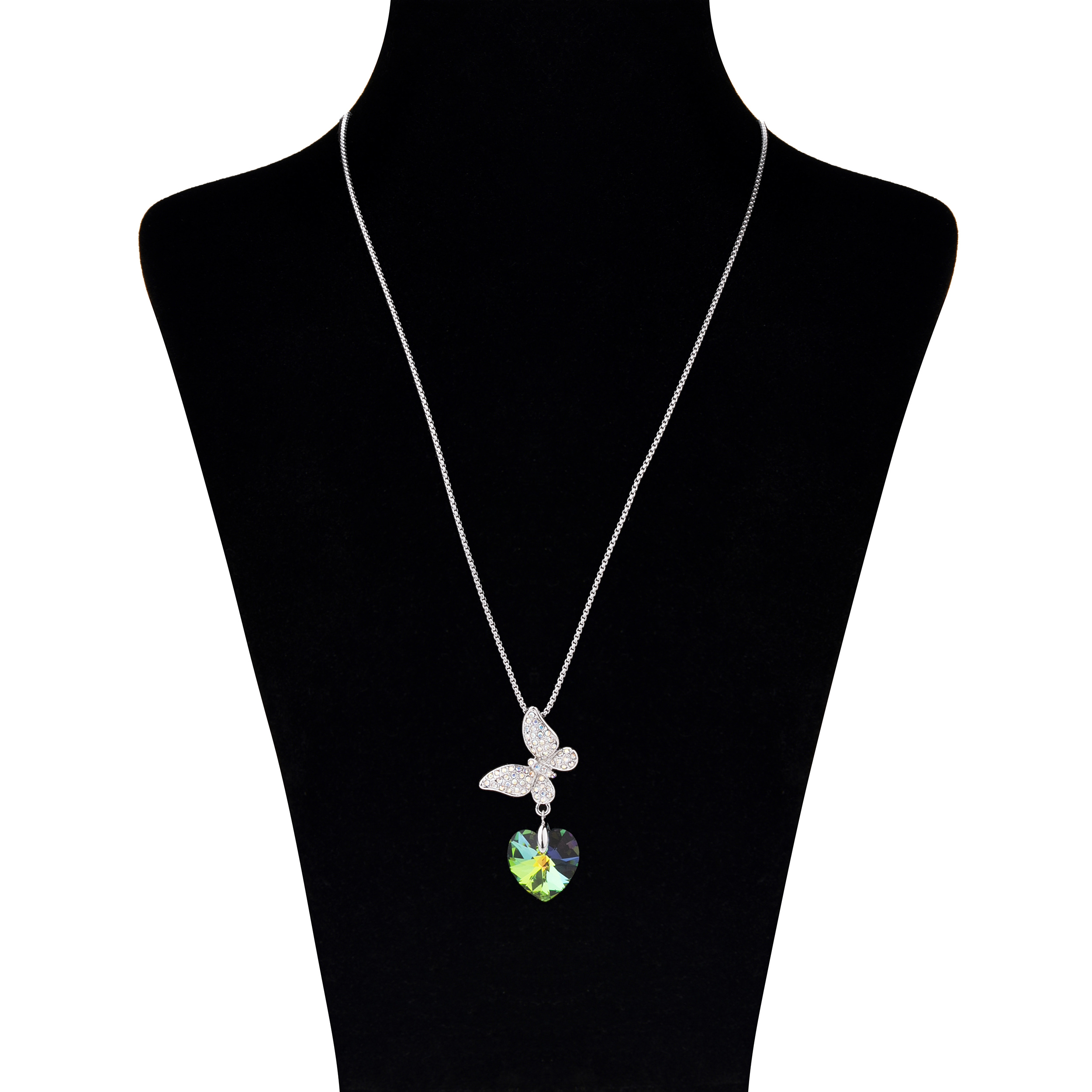 گردنبند سواروسکی شیک کده مدل پروانه Q4