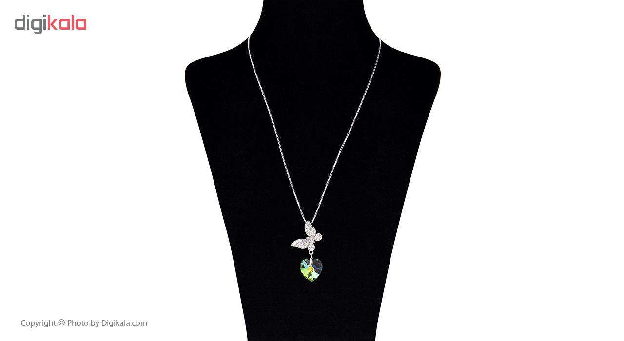 گردنبند سواروسکی شیک کده مدل پروانه Q4