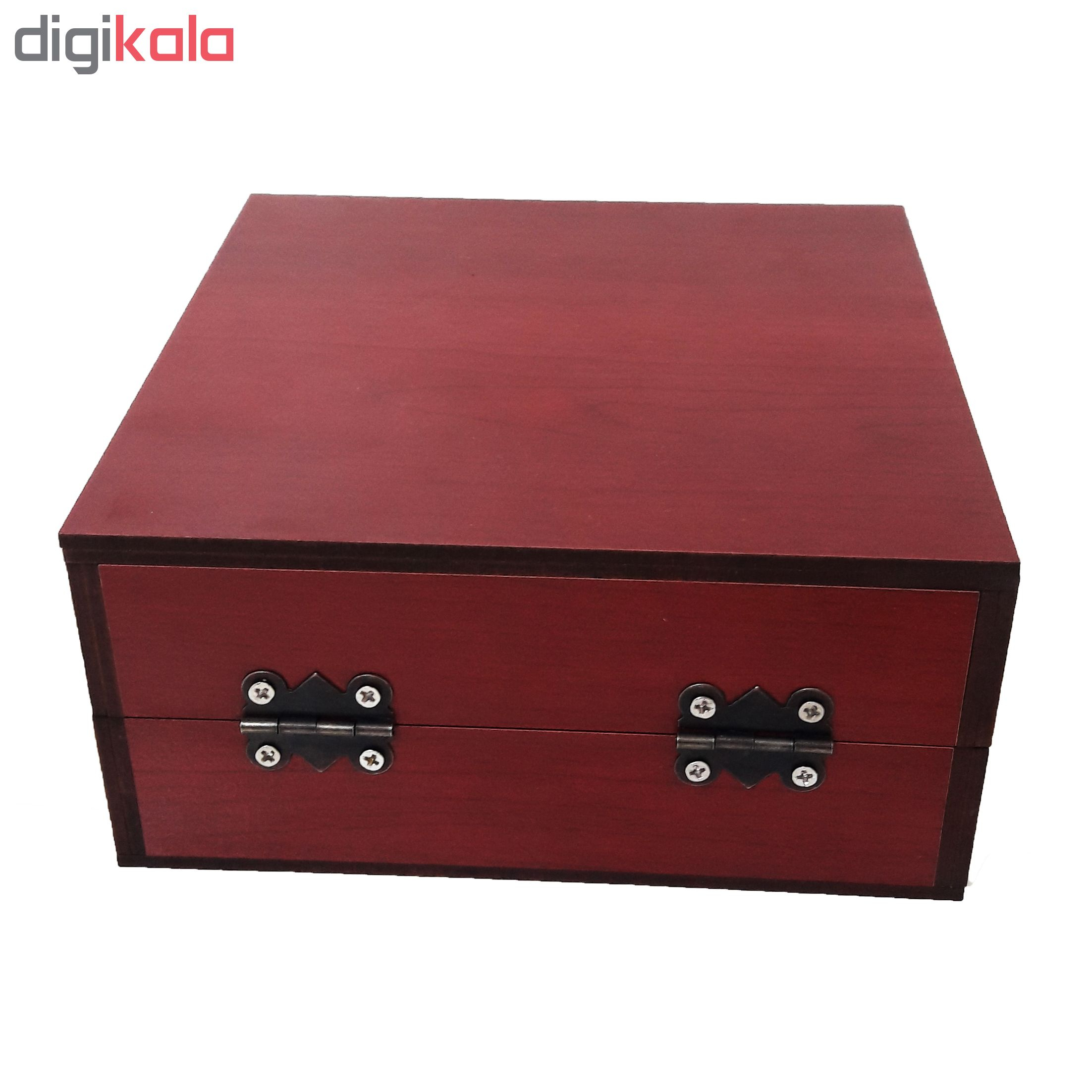 جعبه هدیه چوبی کادویی آیهان باکس مدل 88