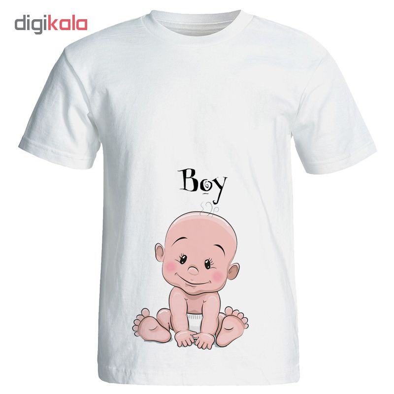 تیشرت بارداری طرح Boy مدل 3957