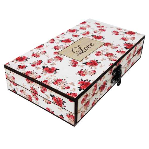 جعبه هدیه چوبی کادویی آیهان باکس مدل 91