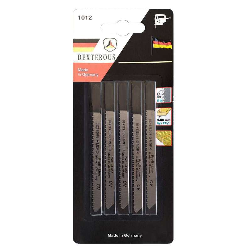 مجموعه 5 عددی تیغ اره عمود بر MDF بر آلماني دکستروس مدل 1012 مجموعه 5 عددی تیغ اره عمود بر MDF بر آلماني دکستروس مدل 1012