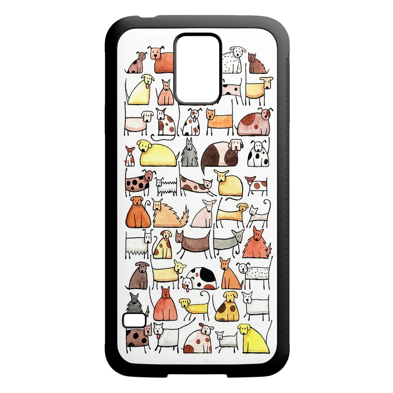 کاور طرح سگ ها کد 10628 مناسب برای گوشی موبایل سامسونگ galaxy s5