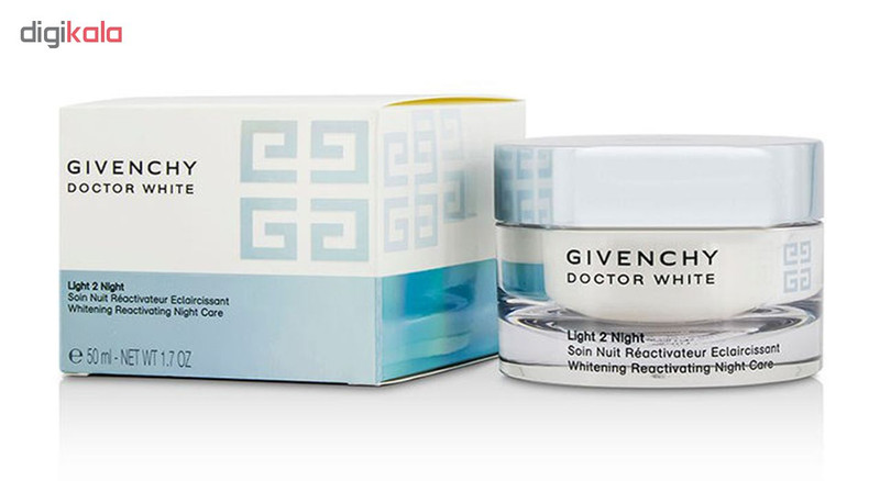 کرم روشن کننده ژیوانشی سری Doctor White مدل Light 2 Night Whitening حجم 50 میلی لیتر