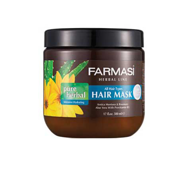 ماسک مو فارماسی مدل herbal line حجم 500 میلی لیتر