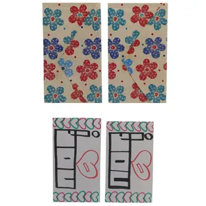 کارت پستال مدل flower بسته 2 عددی