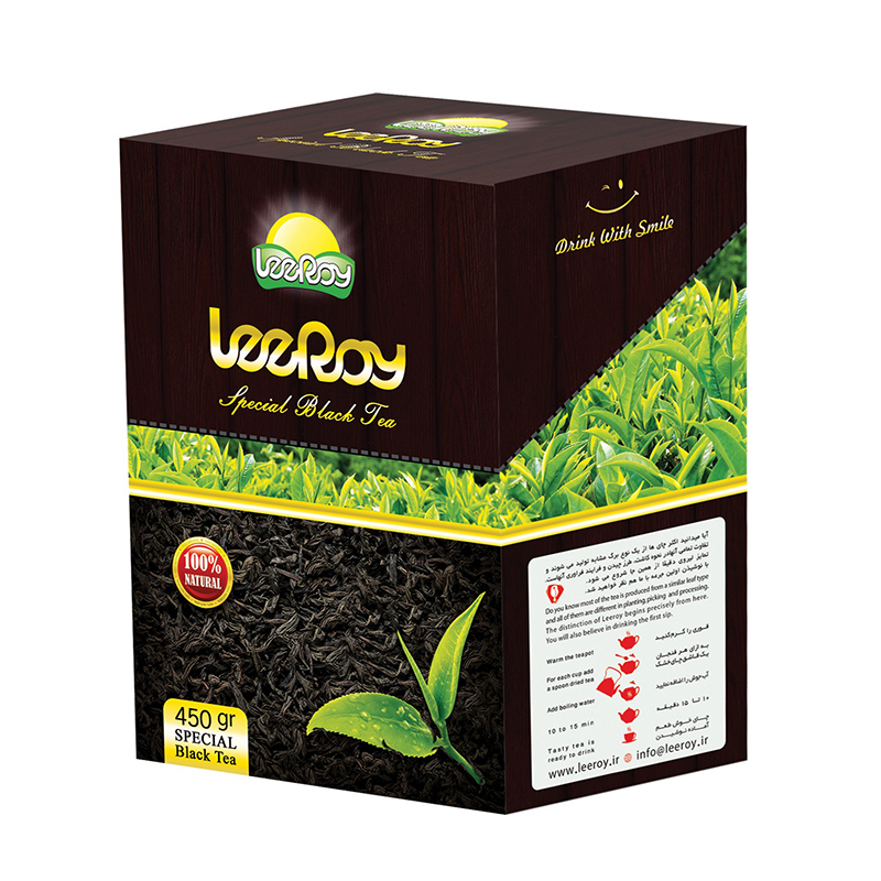 چای سیاه ممتاز لیروی مقدار 450 گرم