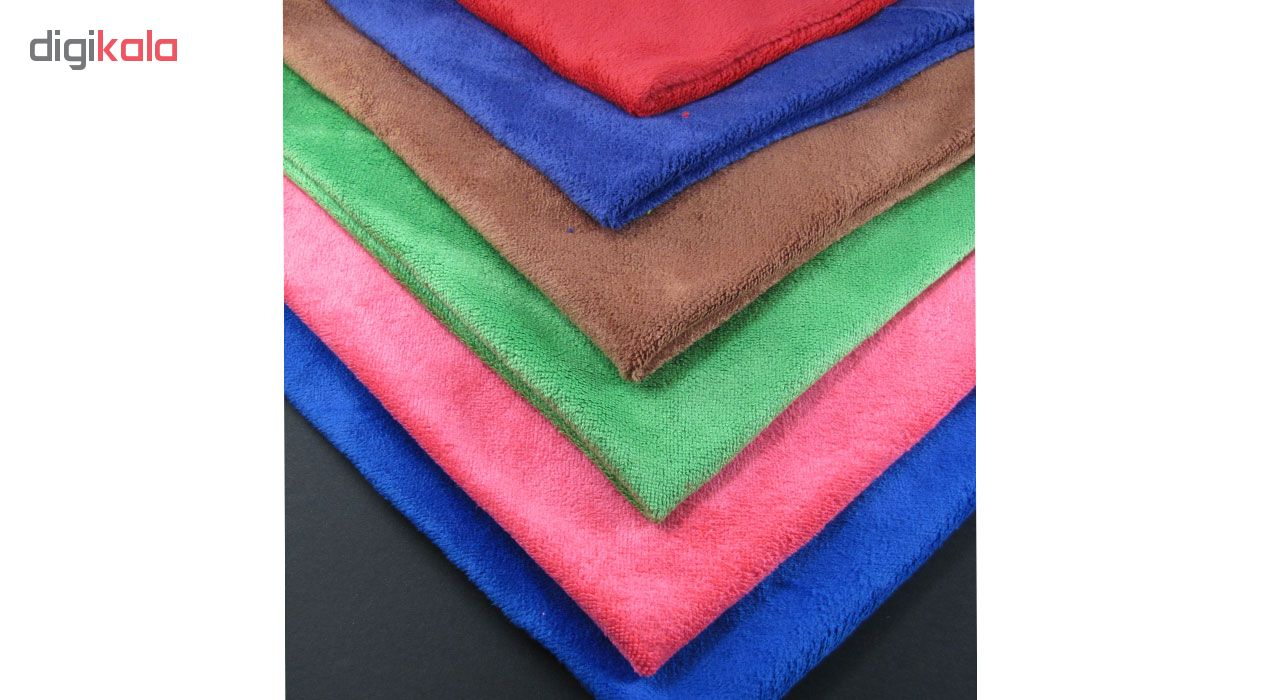 دستمال آشپزخانه مدل COLOURFUL  بسته 6 عددی