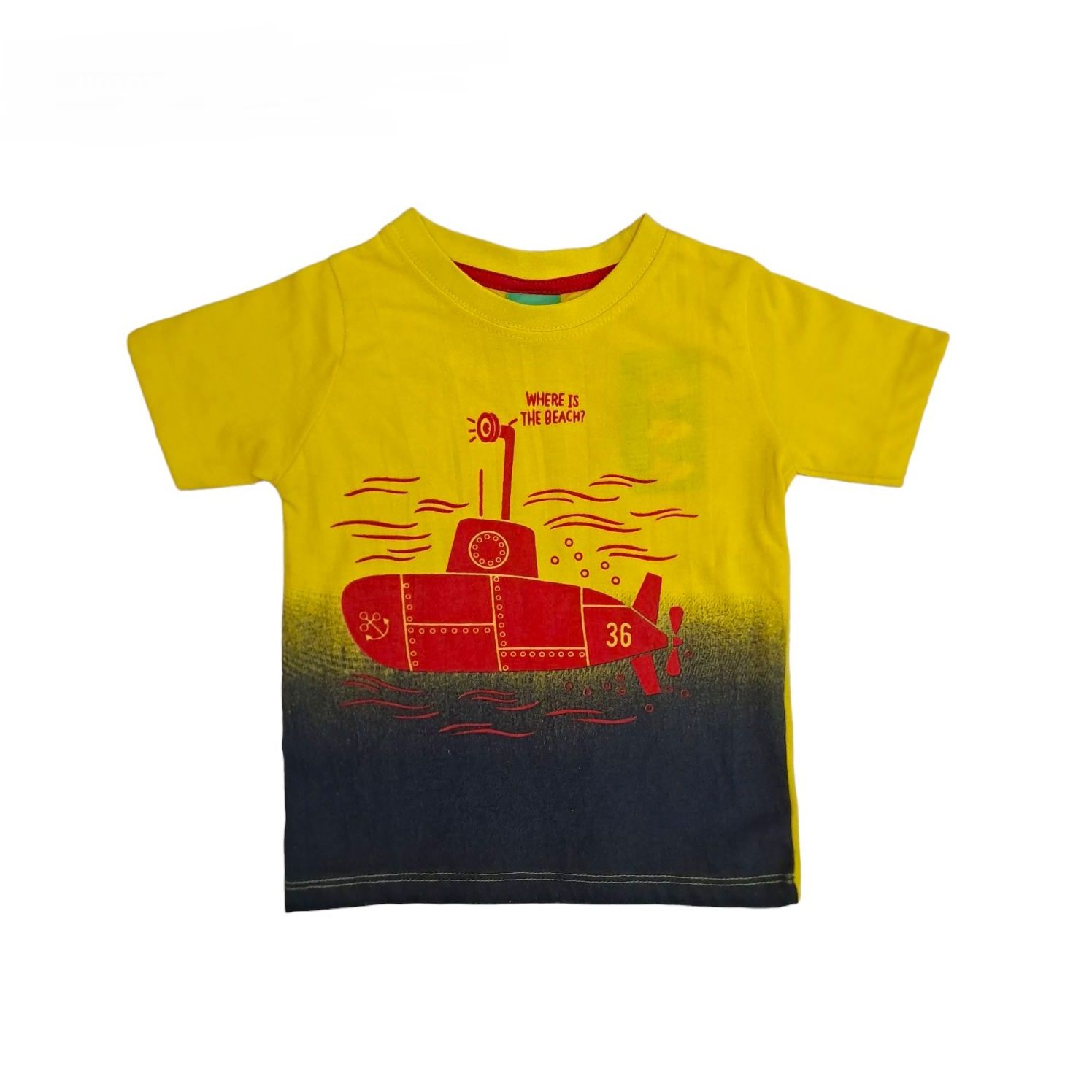 تی شرت آستین کوتاه پسرانه پیریمارک مدل زیر دریایی -  - 1