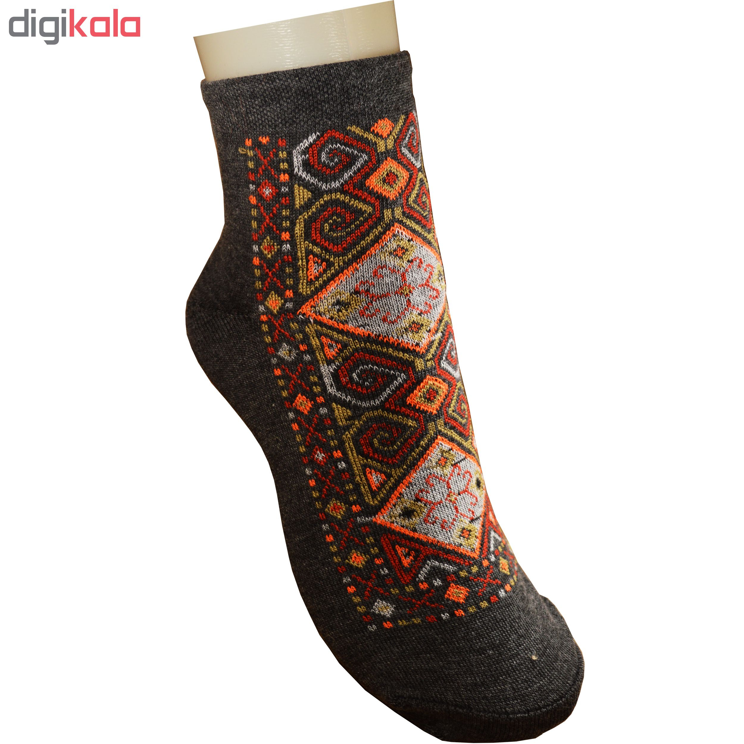 جوراب زنانه طرح سنتی کد 05 بسته 4 عددی