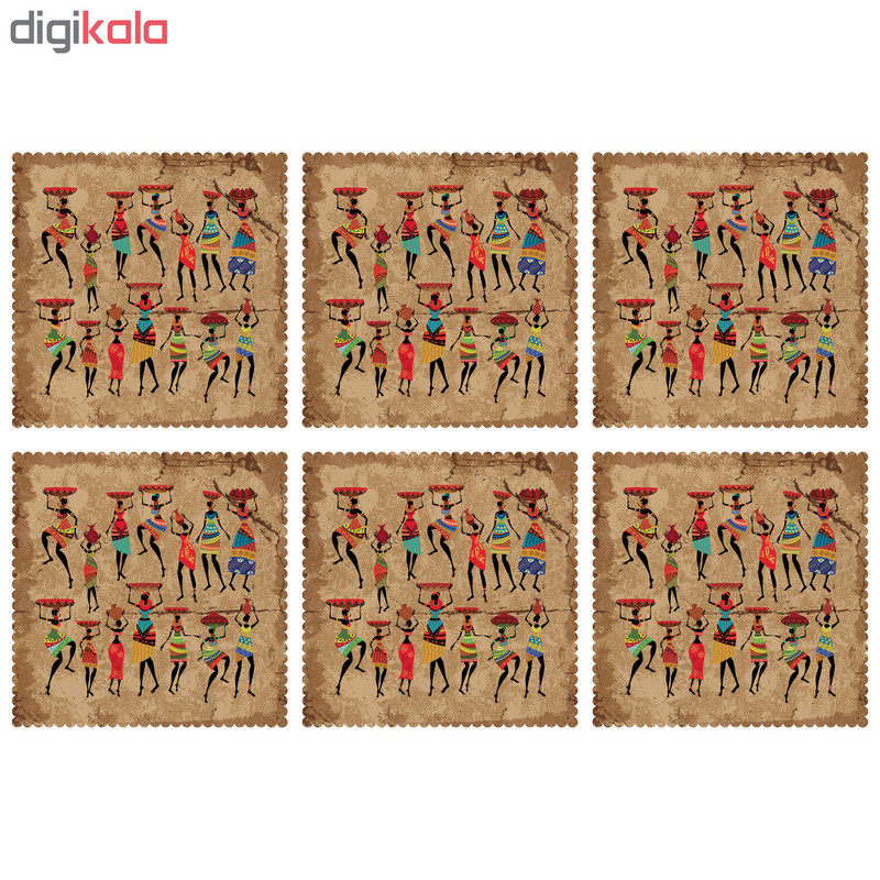 زیربشقابی مدل U1-42005 بسته 6 عددی