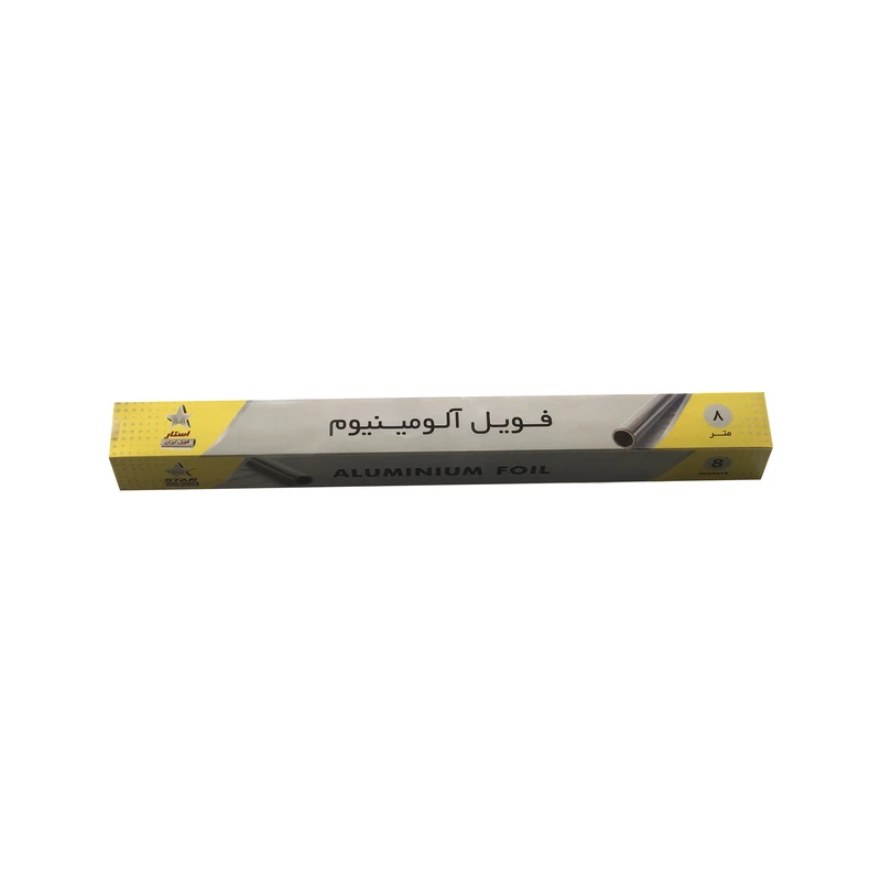 فویل آلومینیوم استار فویل ایران کد 20Mic رول 8 متری
