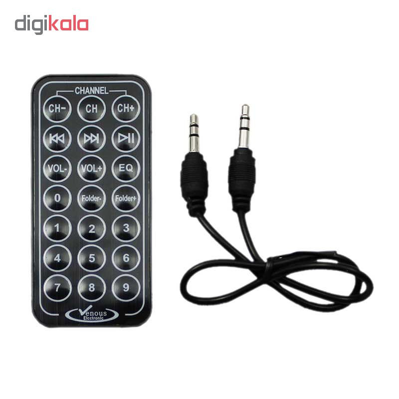 پخش کننده اف ام خودرو ونوس مدل PV-F143