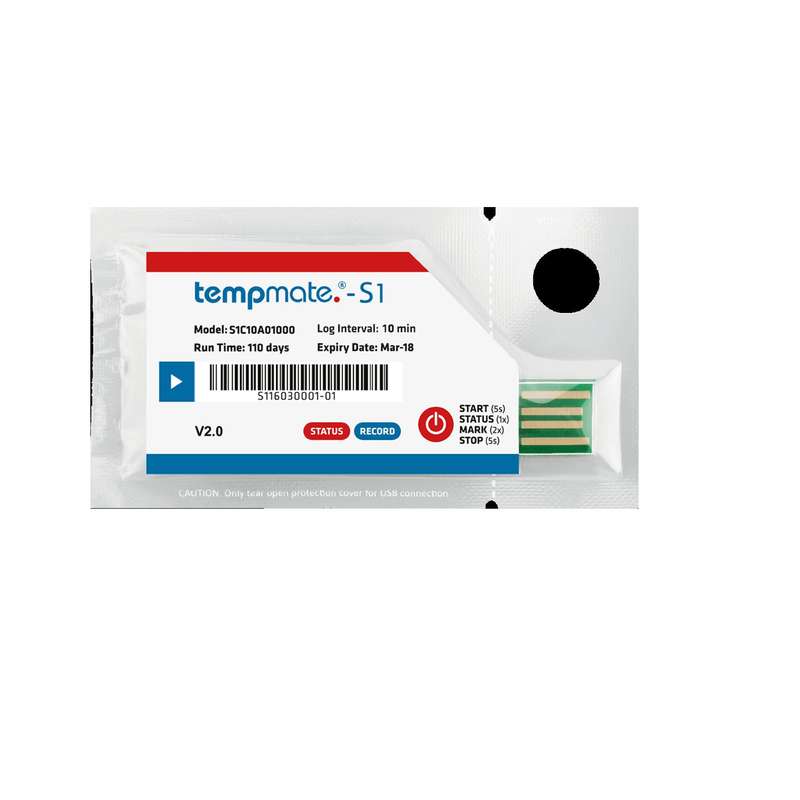 دیتا لاگر یکبار مصرف تمپ میت مدل S1 مجموعه 20 عددی