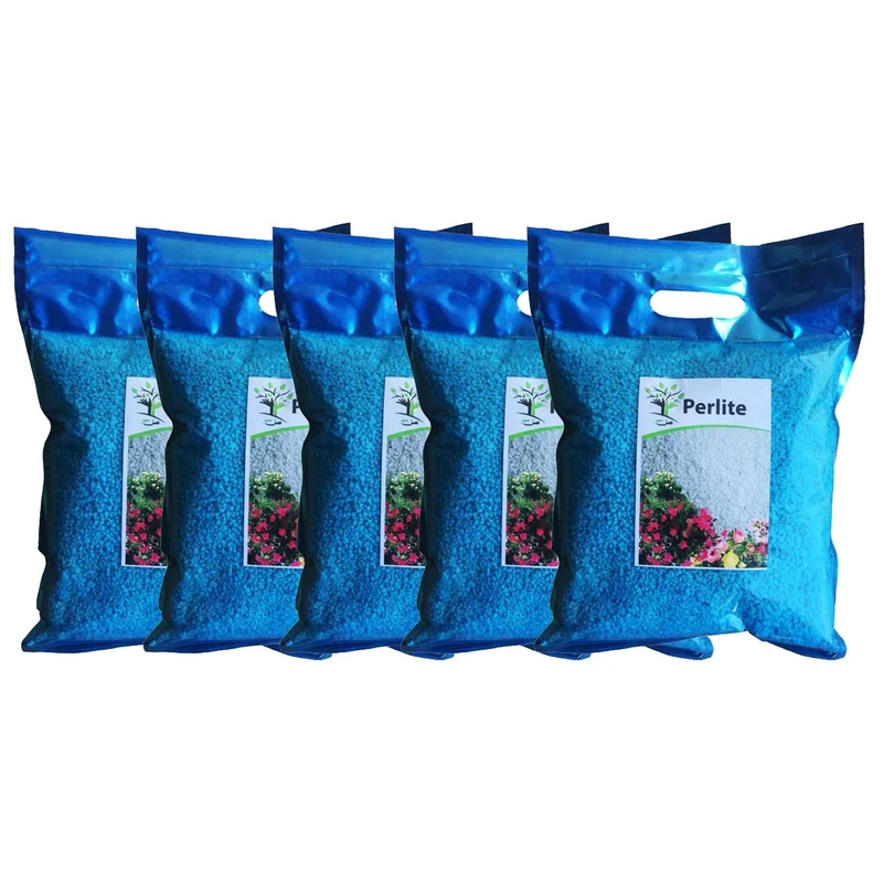پرلیت دانه درشت فصل سبز مدل Perlit-3-5 کد Pack-17 وزن 3 کیلوگرم بسته 5 عددی