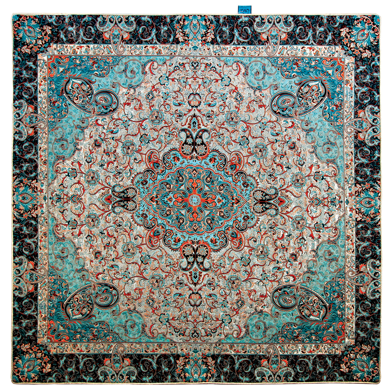 رومیزی ابریشمی ترمه دستجردی طرح اطلس کد 4010 رومیزی ابریشمی ترمه دستجردی طرح اطلس کد 4010