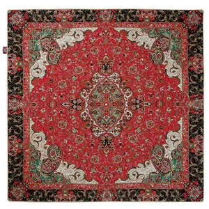 رومیزی ابریشمی ترمه دستجردی طرح اطلس کد 4007