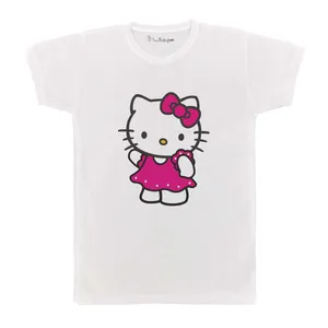 تی شرت بچگانه پرمانه طرح Kitty کد pmt.2406