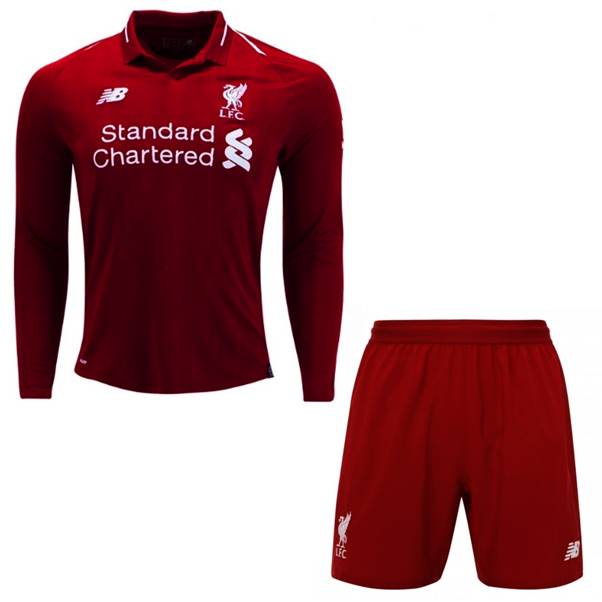 پیراهن و شورت ورزشی مردانه طرح لیورپول مدل 2018/19