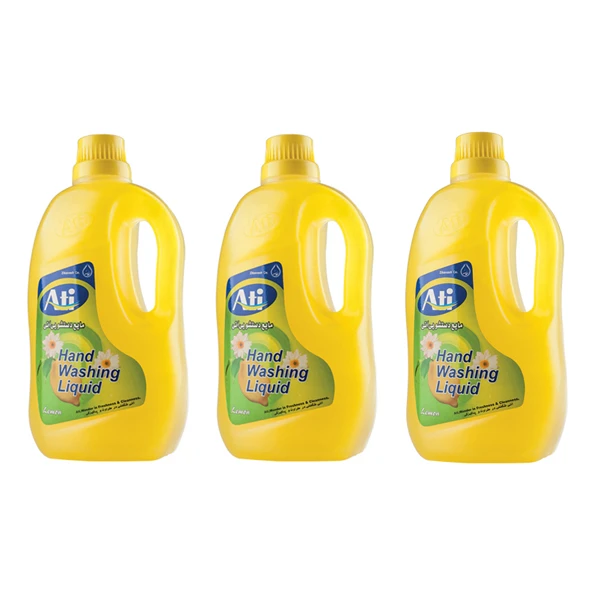 مایع دستشویی آتی مدل 3101030220 Lemon وزن 2200 گرم بسته 3 عددی