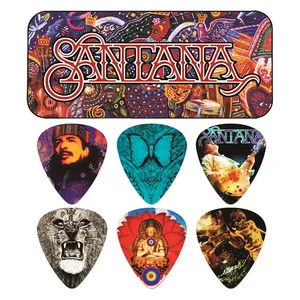  پیک گیتار دانلوپ مدل SANTANA SANPT01M بسته  6  عددی