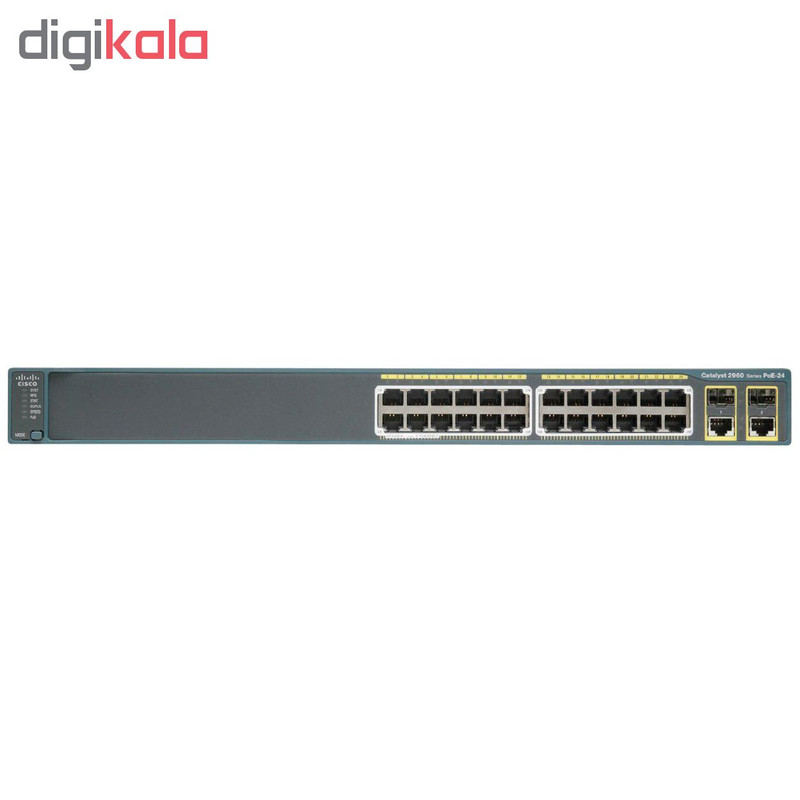 سوییچ 24 پورت سیسکو مدل WS-C2960X-24PS-L