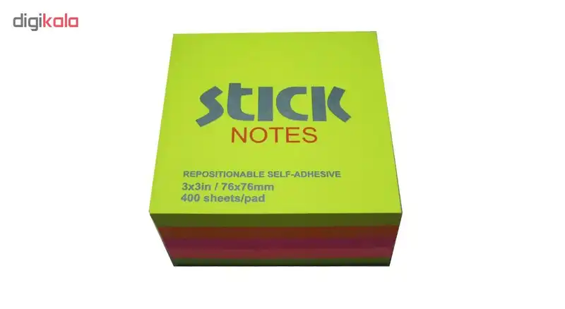 کاغذ یادداشت چسب دار استیک نوت کد 2020 بسته 400 عددی