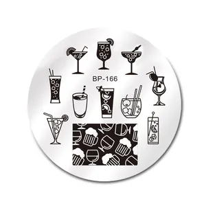 شابلون طراحی ناخن برن پرتی مدل BP 166