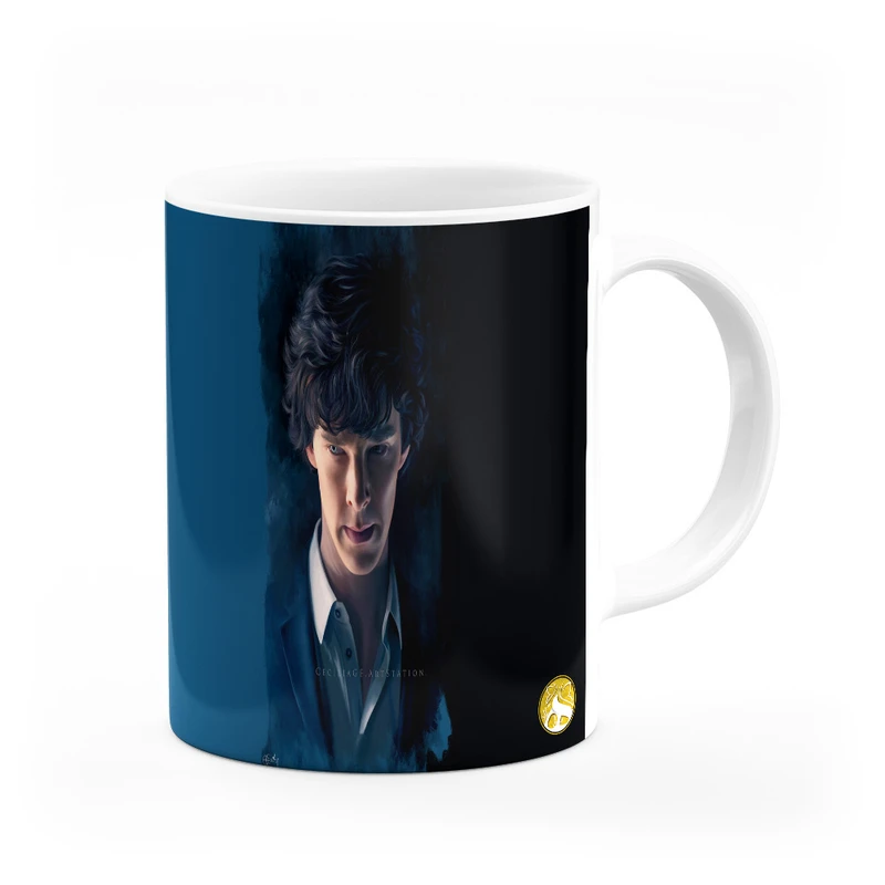 ماگ هومرو طرح شرلوک هولمز مدل MG5964