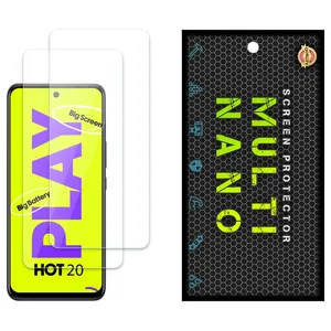 Multi Nano X-S2N Screen Protector For Infinix Hot 20 Play Pack of 2