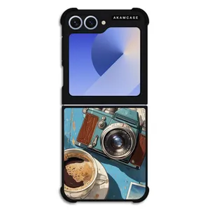 AKAM AMC-WSGZFLIP6-COFFEE-1 Cover For Samsung Galaxy Z Flip 6
