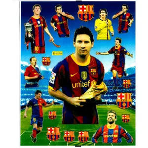 برچسب طرح بارسلونا مدل مسی