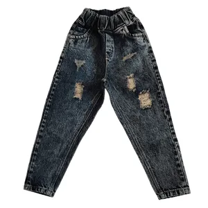 شلوار جین مام استایل پسرانه مدل 1367443