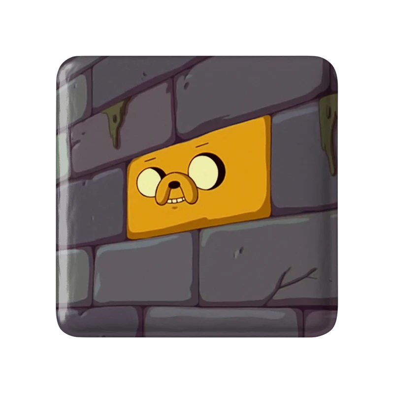 مگنت خندالو طرح جیک وقت ماجراجویی Adventure Time  مدل مربعی کد 20855