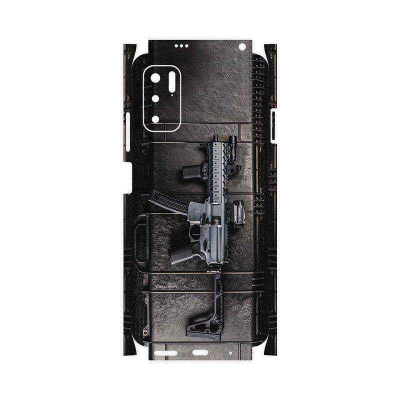 برچسب پوششی ماهوت مدل Gun-FullSkin مناسب برای گوشی موبایل شیائومی Redmi Note 10 5G