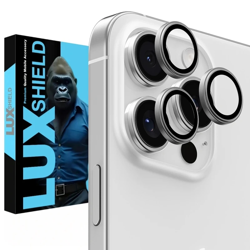 محافظ لنز دوربین فلزی لوکس شیلد مدل Orgrevert مناسب برای گوشی موبایل اپل IPhone 15 Pro / 15 Pro Max