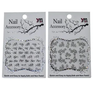 استیکر طراحی ناخن مدل P028 - P005 کد 1263 مجموعه 2 عددی