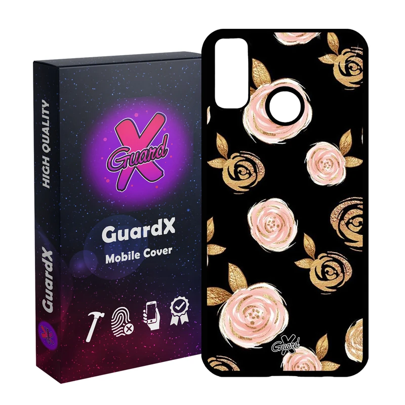 کاور گارد ایکس طرح Flower مدل Glass10105 مناسب برای گوشی موبایل هوآوی Y8s